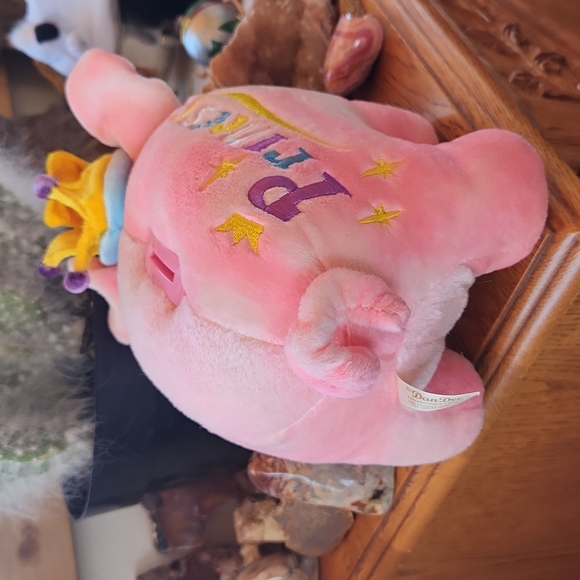 DanDee Pink Plush & Soft 10x8"  "Princess" Piggy Bank New! - Picture 3 of 5